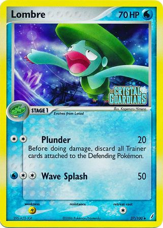 Lombre (37/100) (Stamped) [EX: Crystal Guardians] | Galactic Gamez