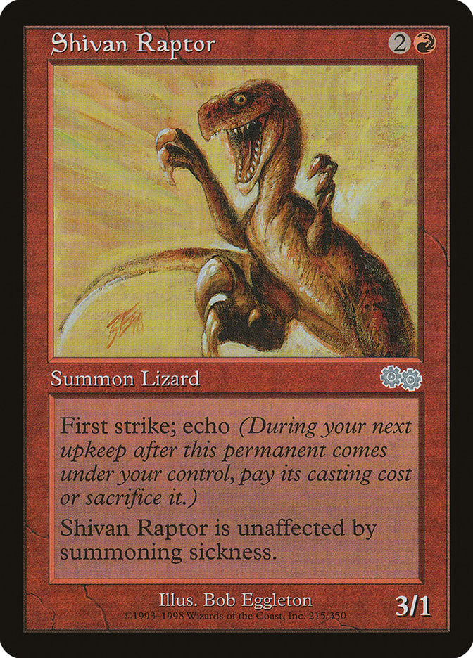 Shivan Raptor [Urza's Saga] | Galactic Gamez