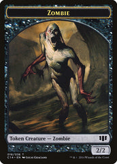 Demon (013/036) // Zombie (016/036) Double-sided Token [Commander 2014 Tokens] | Galactic Gamez