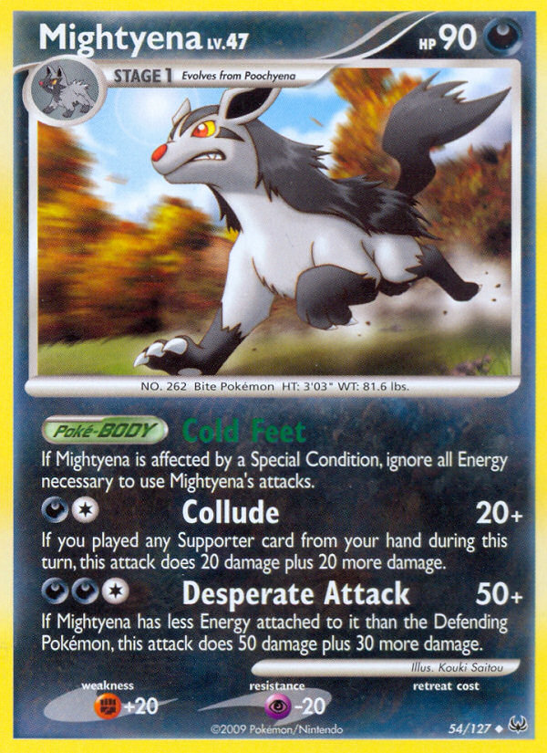 Mightyena (54/127) [Platinum: Base Set] | Galactic Gamez