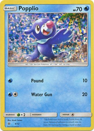 Popplio (4/12) [McDonald's Promos: 2017 Collection] | Galactic Gamez