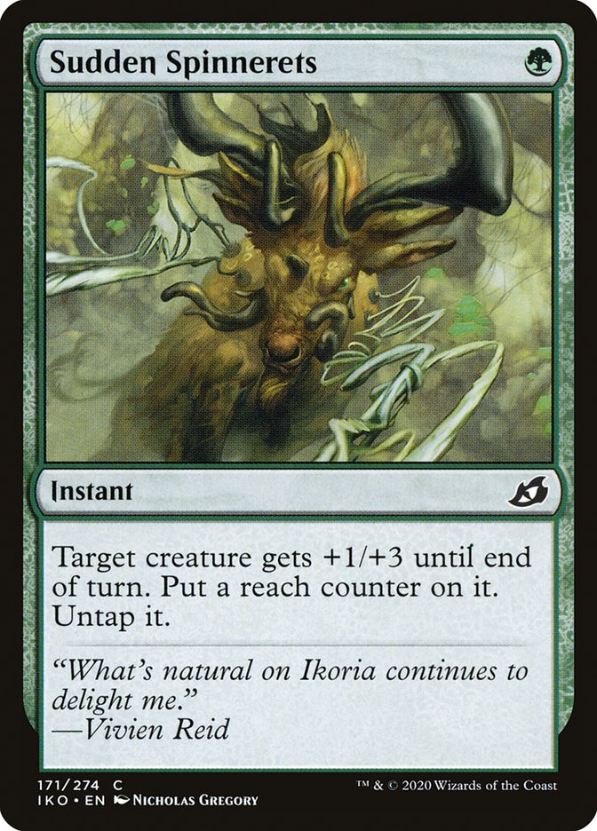 Sudden Spinnerets [Ikoria: Lair of Behemoths] | Galactic Gamez