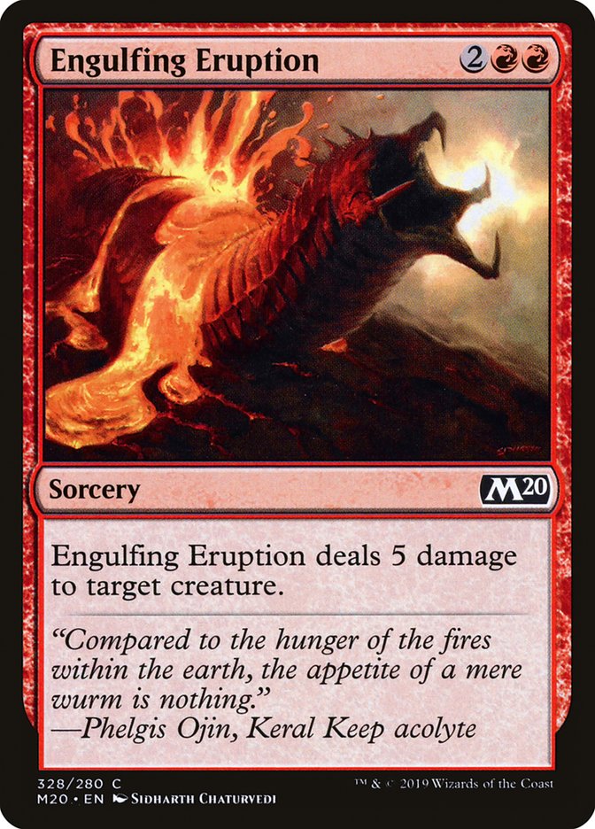 Engulfing Eruption [Core Set 2020] | Galactic Gamez