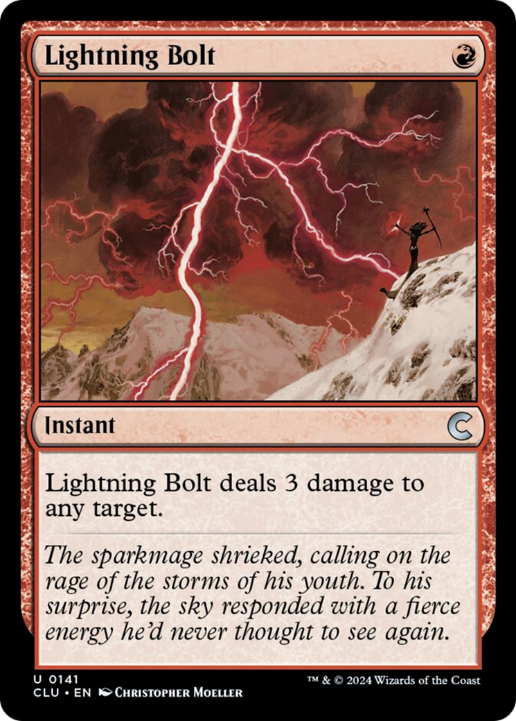 Lightning Bolt [Ravnica: Clue Edition] | Galactic Gamez