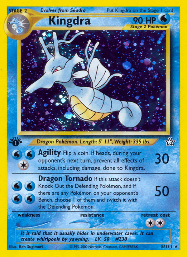 Kingdra (8/111) [Neo Genesis 1st Edition] | Galactic Gamez