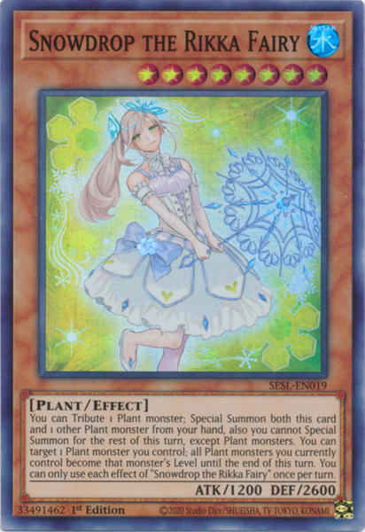 Snowdrop the Rikka Fairy [SESL-EN019] Super Rare – Galactic Gamez
