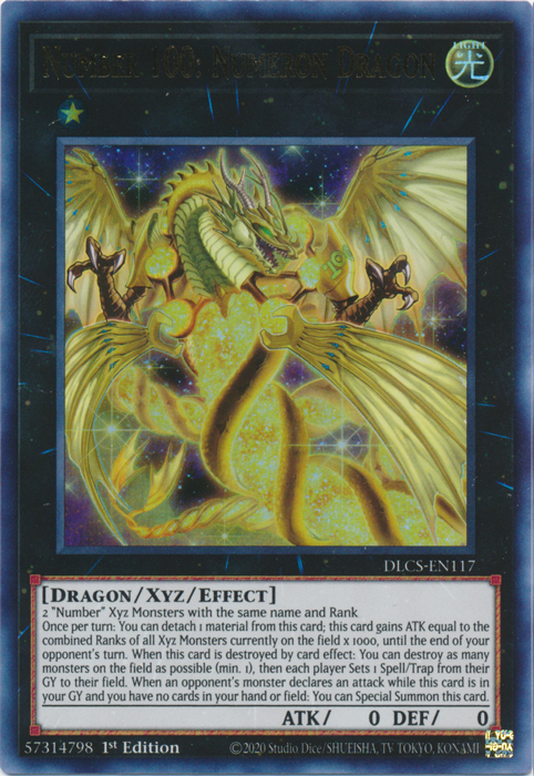 Number 100: Numeron Dragon [DLCS-EN117] Ultra Rare | Galactic Gamez