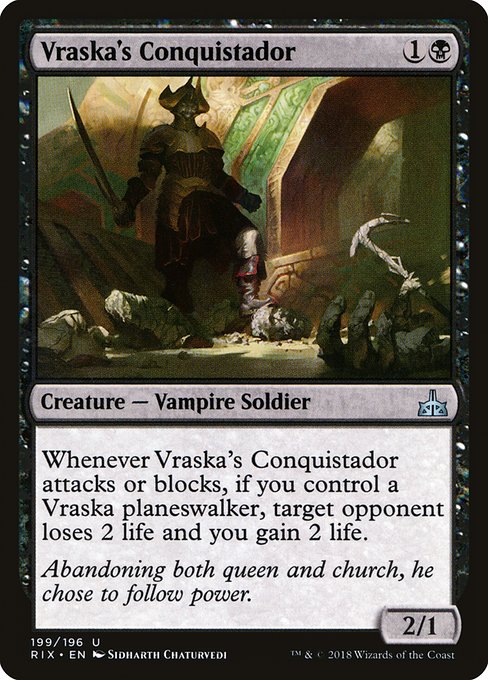 Vraska's Conquistador [Rivals of Ixalan] | Galactic Gamez