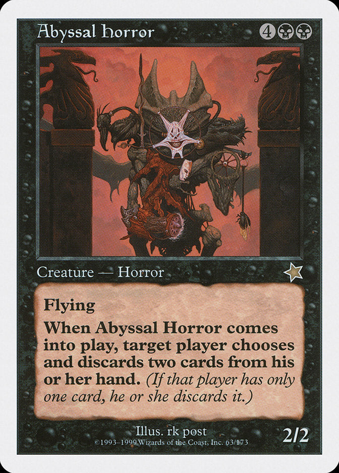 Abyssal Horror [Starter 1999] | Galactic Gamez