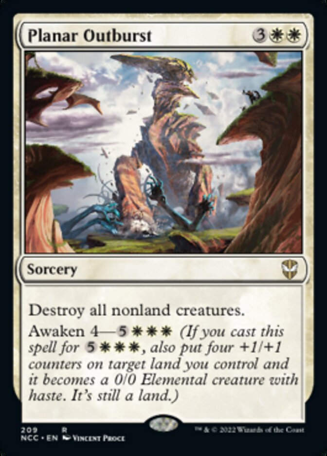 Planar Outburst [Streets of New Capenna Commander] | Galactic Gamez