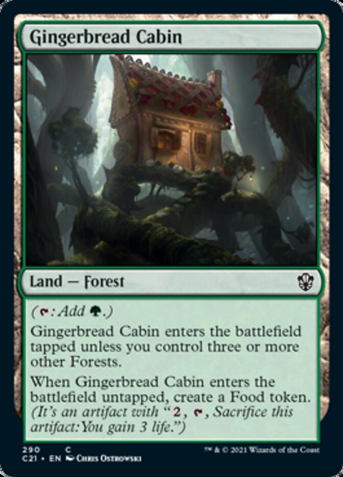 Gingerbread Cabin [Commander 2021] | Galactic Gamez