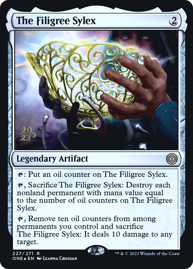 The Filigree Sylex [Phyrexia: All Will Be One Prerelease Promos] | Galactic Gamez