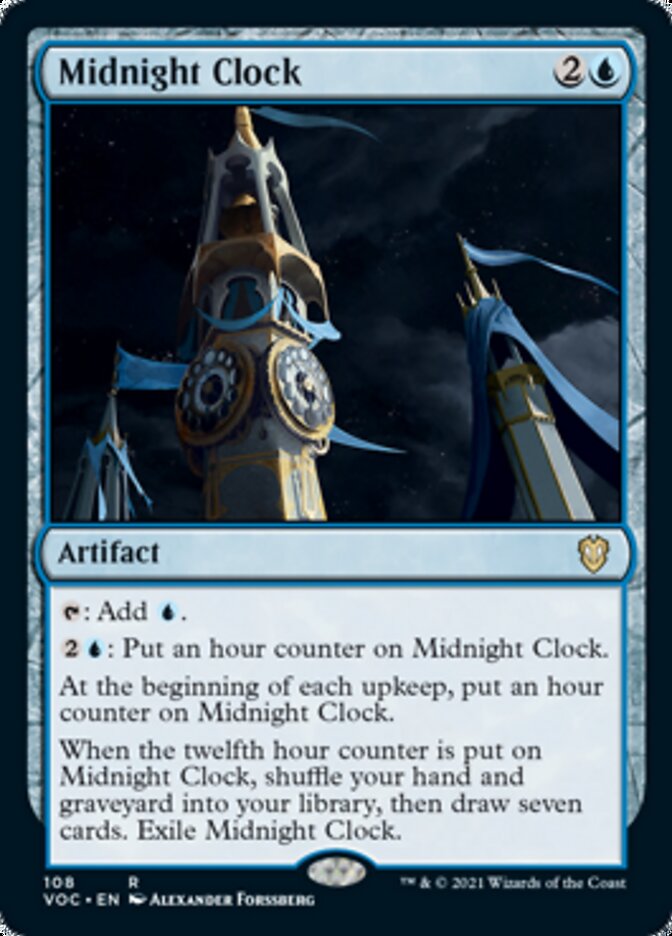 Midnight Clock [Innistrad: Crimson Vow Commander] | Galactic Gamez