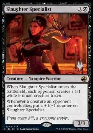 Slaughter Specialist (Promo Pack) [Innistrad: Midnight Hunt Promos] | Galactic Gamez