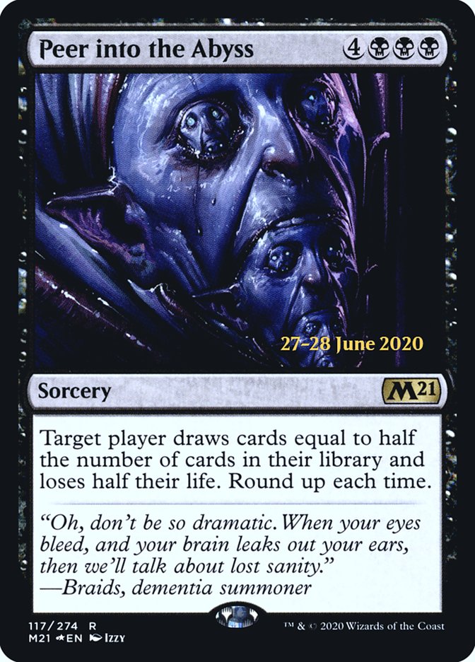 Peer into the Abyss  [Core Set 2021 Prerelease Promos] | Galactic Gamez