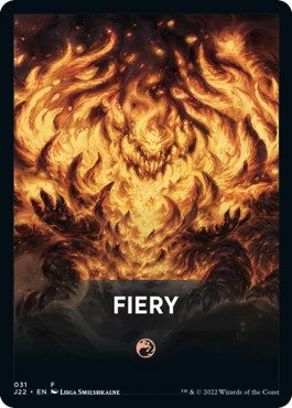 Fiery Theme Card [Jumpstart 2022 Front Cards] | Galactic Gamez