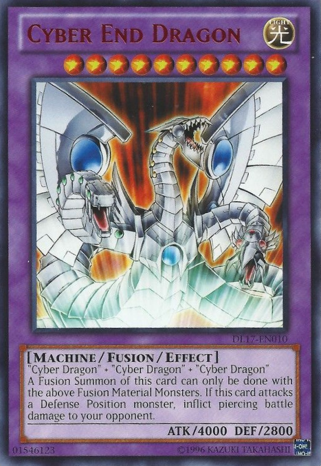 Cyber End Dragon (Red) [DL17-EN010] Rare | Galactic Gamez