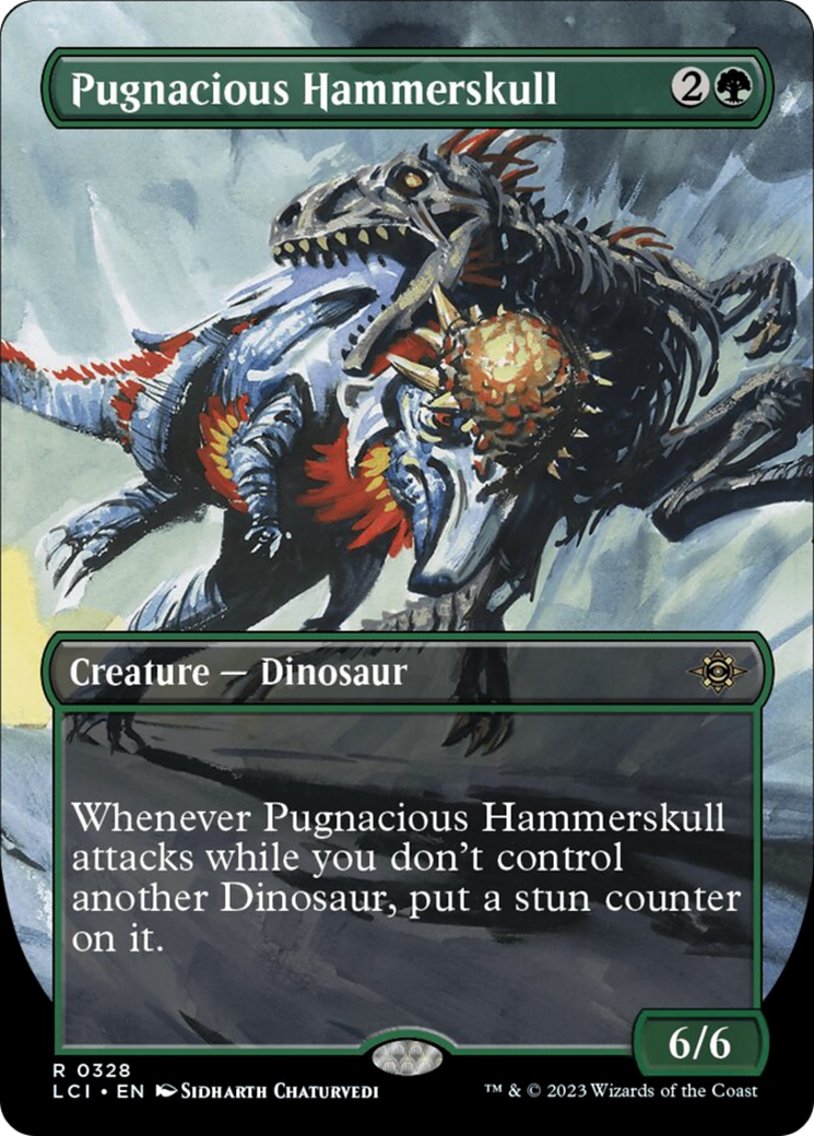 Pugnacious Hammerskull (Borderless) [The Lost Caverns of Ixalan] | Galactic Gamez
