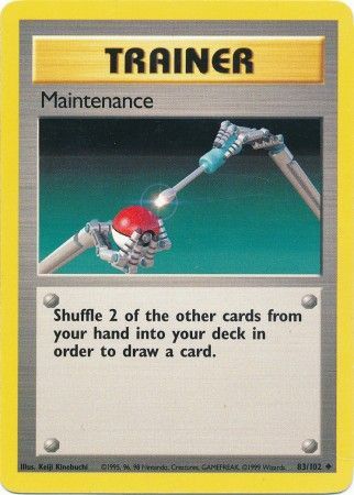 Maintenance (83/102) [Base Set Unlimited] | Galactic Gamez