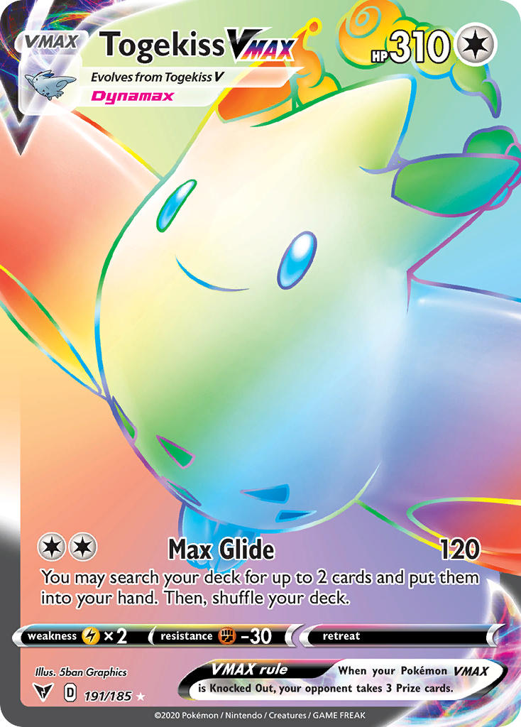 Togekiss VMAX (191/185) [Sword & Shield: Vivid Voltage] | Galactic Gamez