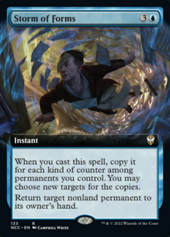 Storm of Forms (Extended Art) [Streets of New Capenna Commander] | Galactic Gamez