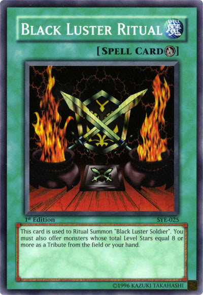 Black Luster Ritual [SYE-025] Super Rare | Galactic Gamez