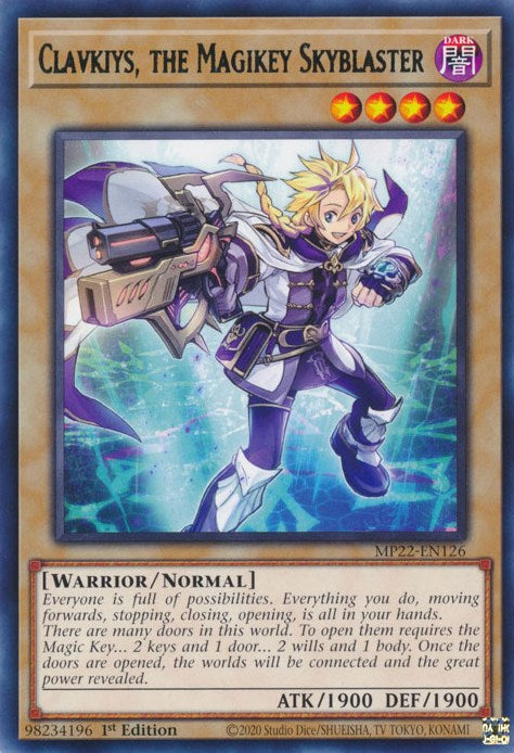 Clavkiys, the Magikey Skyblaster [MP22-EN126] Rare | Galactic Gamez