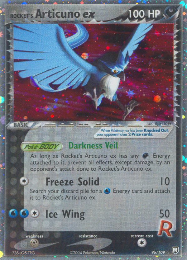 Rocket's Articuno ex (96/109) [EX: Team Rocket Returns] | Galactic Gamez