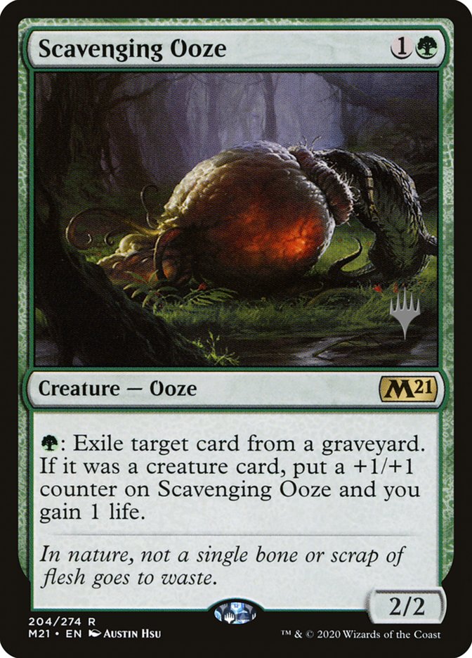 Scavenging Ooze (Promo Pack) [Core Set 2021 Promos] | Galactic Gamez