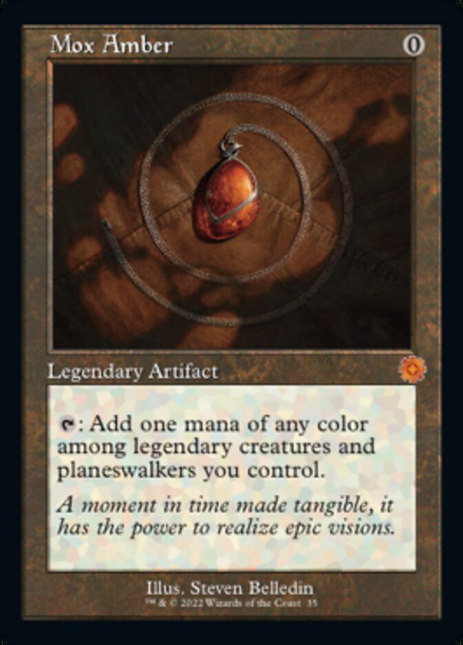 Mox Amber (Retro) [The Brothers' War Retro Artifacts] | Galactic Gamez