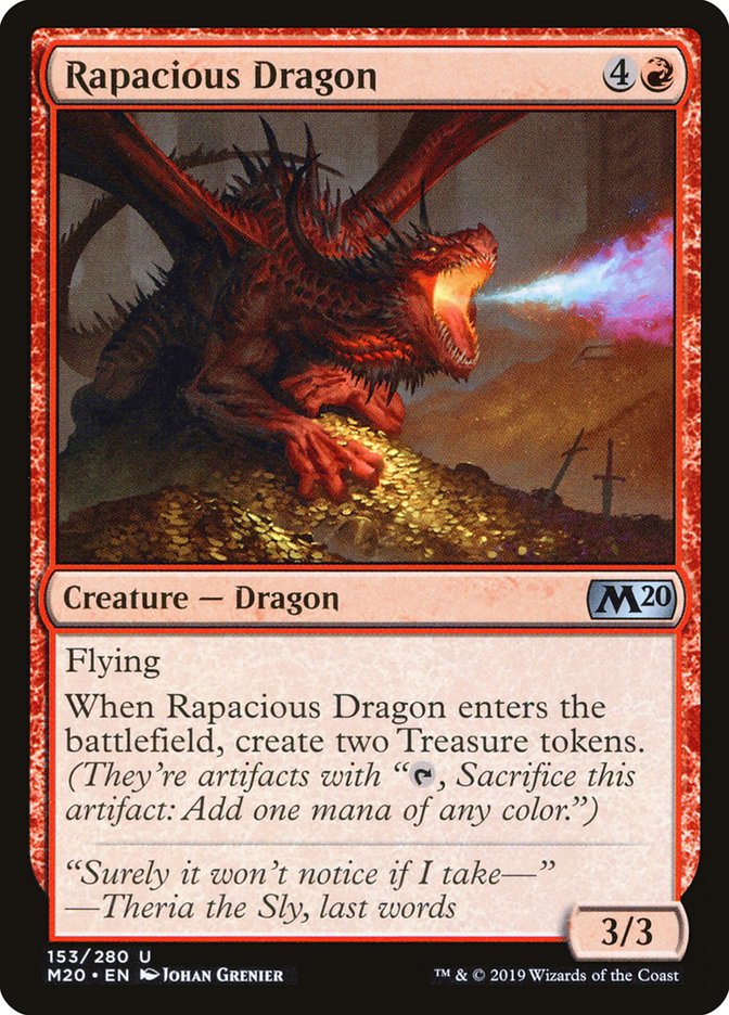 Rapacious Dragon [Core Set 2020] | Galactic Gamez