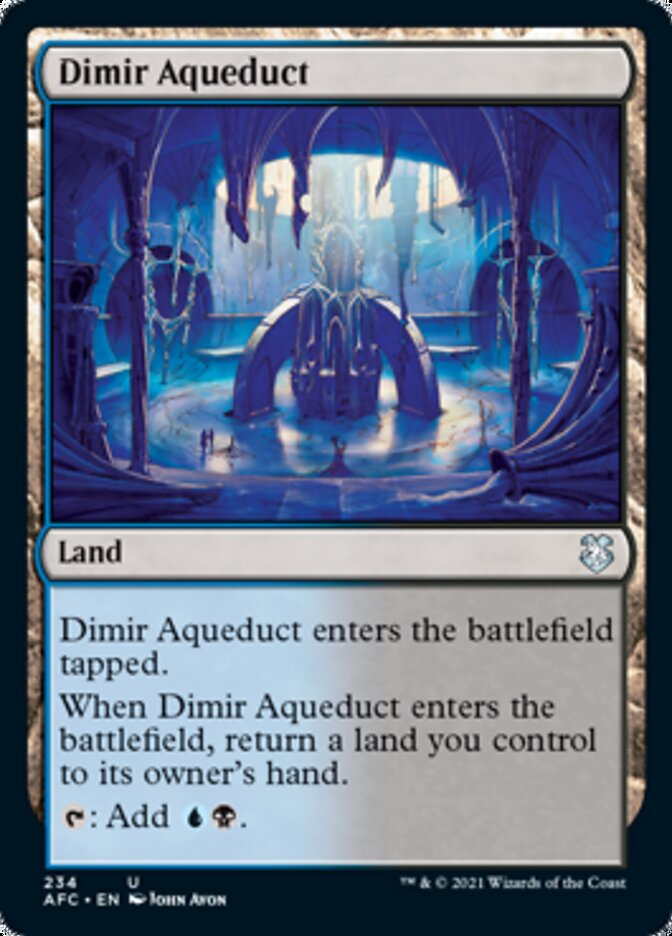 Dimir Aqueduct [Dungeons & Dragons: Adventures in the Forgotten Realms Commander] | Galactic Gamez