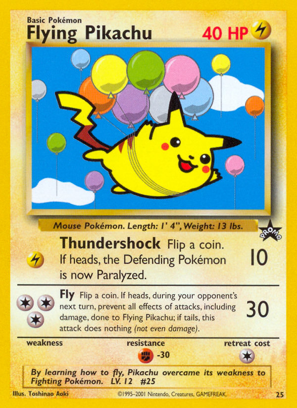 Flying Pikachu (25) [Wizards of the Coast: Black Star Promos] | Galactic Gamez