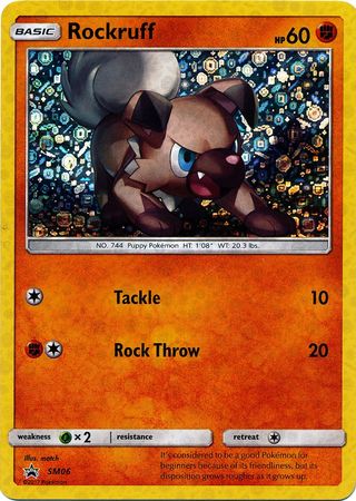 Rockruff (SM06) (General Mills Promo) [Sun & Moon: Black Star Promos] | Galactic Gamez