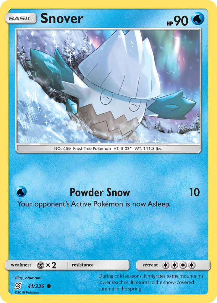 Snover (41/236) [Sun & Moon: Unified Minds] | Galactic Gamez