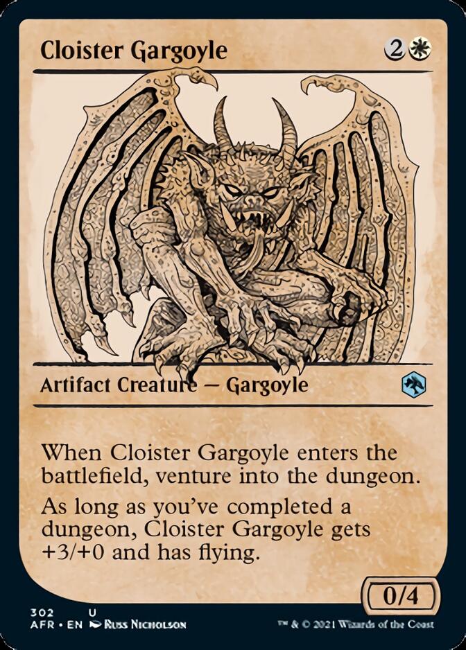 Cloister Gargoyle  (Showcase) [Dungeons & Dragons: Adventures in the Forgotten Realms] | Galactic Gamez