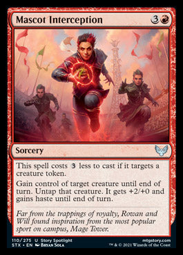 Mascot Interception [Strixhaven: School of Mages] | Galactic Gamez