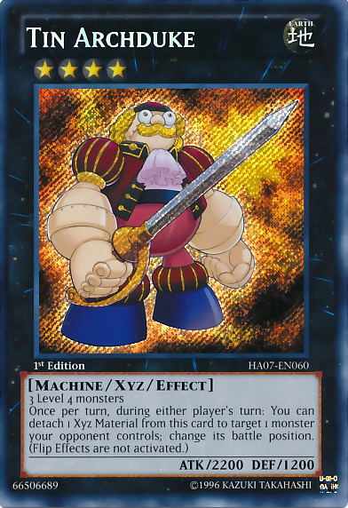 Tin Archduke [HA07-EN060] Secret Rare | Galactic Gamez