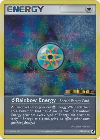 Rainbow Energy (88/101)(Delta Species) (Stamped) [EX: Dragon Frontiers] | Galactic Gamez