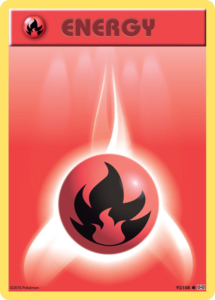 Fire Energy (92/108) [XY: Evolutions] | Galactic Gamez