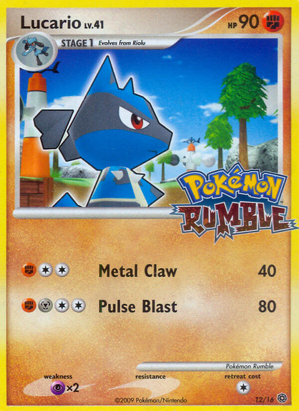 Lucario (12/16) [Pokémon Rumble] | Galactic Gamez