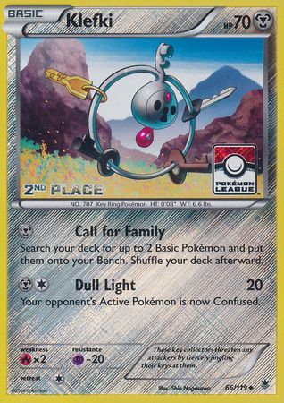 Klefki (66/119) (League Promo 2nd Place) [XY: Phantom Forces] | Galactic Gamez