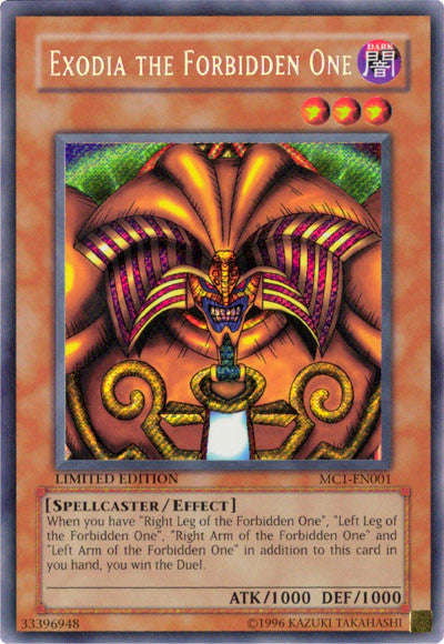 Exodia the Forbidden One [MC1-EN001] Secret Rare | Galactic Gamez