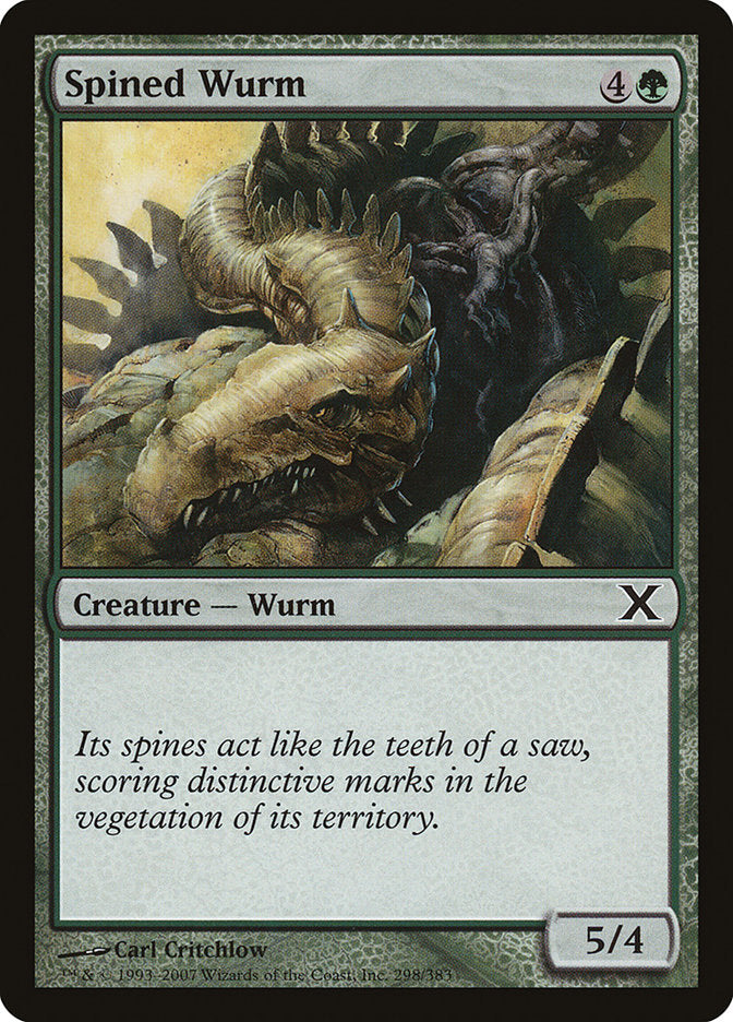 Spined Wurm [Tenth Edition] | Galactic Gamez
