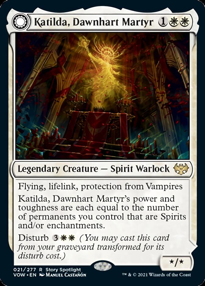 Katilda, Dawnhart Martyr // Katilda's Rising Dawn [Innistrad: Crimson Vow] | Galactic Gamez