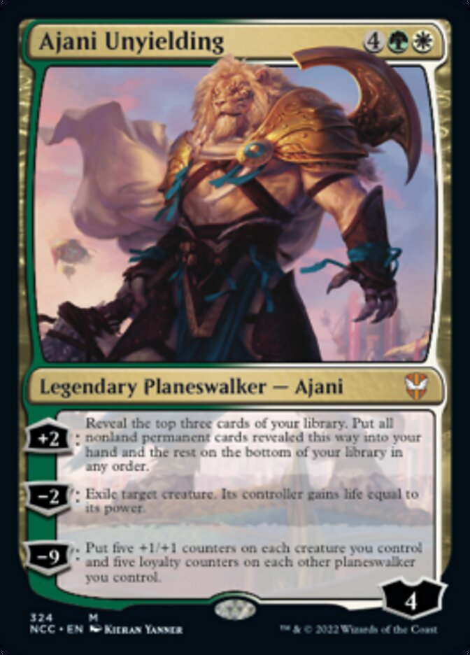 Ajani Unyielding [Streets of New Capenna Commander] | Galactic Gamez
