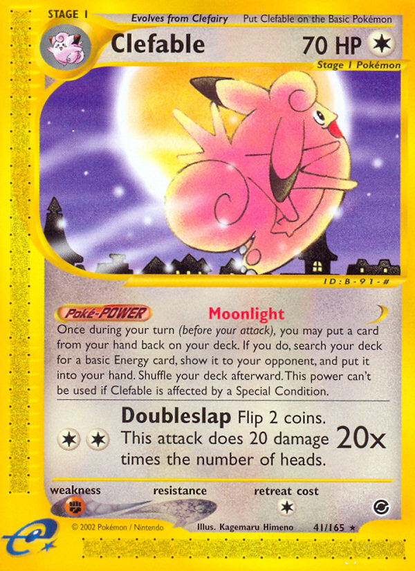 Clefable (41/165) [Expedition: Base Set] | Galactic Gamez