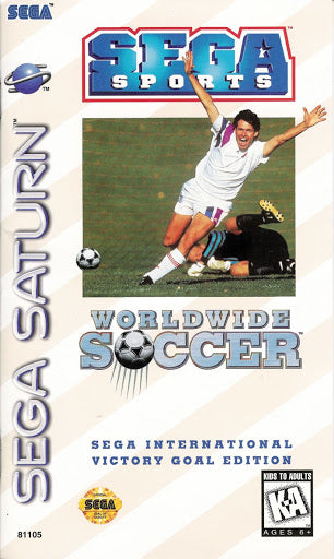 Worldwide Soccer - Sega Saturn | Galactic Gamez