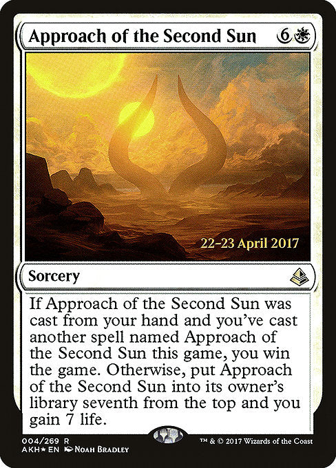 Approach of the Second Sun [Amonkhet Promos] | Galactic Gamez