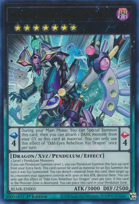 Odd-Eyes Rebellion Xyz Dragon [BLMR-EN005] Ultra Rare | Galactic Gamez